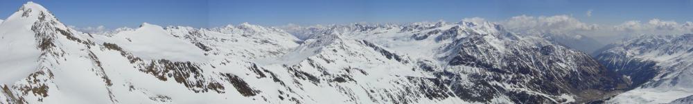 Panorama �tztaler Alpen, Schnalstal