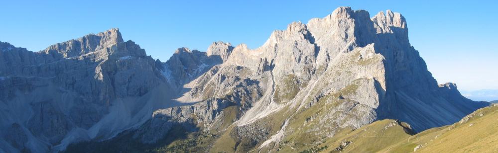 Panorama Piz Doleda und Geisler