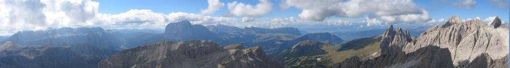 Panorama vom Piz Doleda