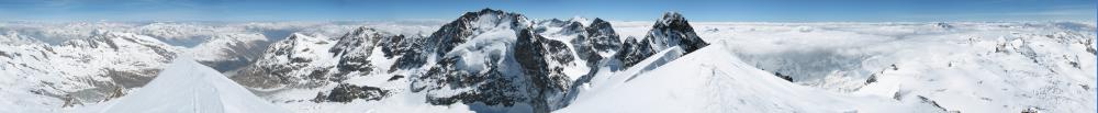 360° Panorama vom Piz Roseg