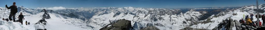 360� Panorama vom Stubacher Sonnblick 