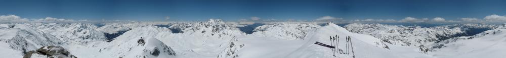 360° Panorama vom Monte Cevedale