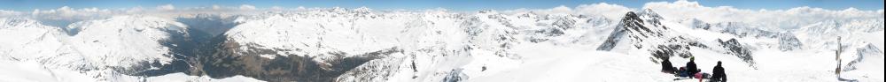 360° Panorama vom Pizzo Tresero