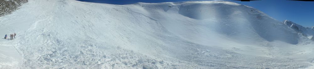 Panorama vom Lawinenhang